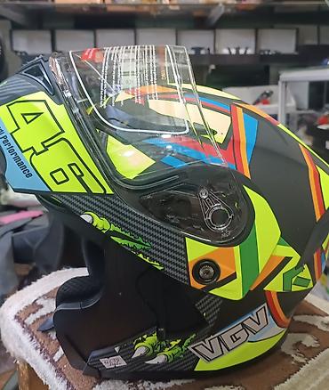 motor kasklar: Motorsiklet dəbilqəsi – tam üzlü çənəsi açılan 95-azn(full-face) model — 5