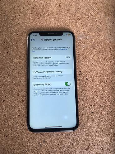 17 iphone: IPhone X, 64 GB, Ağ, Qırıq — 3