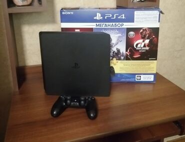 playstation 4 oyunları azerbaycan: Playstation 4 slim 1 TB. Yenidir . Keyfiyyətinə söz ola bilməz, içində