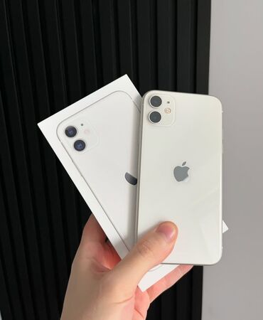 apple klaviatura: IPhone 11, 128 GB, Ağ, Face ID