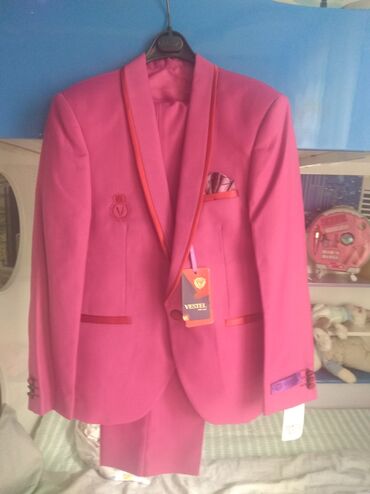 адидас спортивный костюм детский: Комплект, цвет - Розовый, Новый