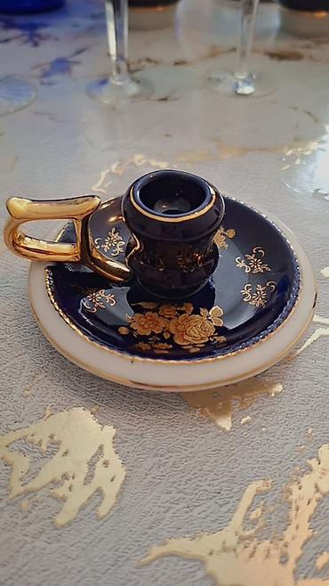 nabor dəsti: Çay dəsti, rəng - Göy — 1