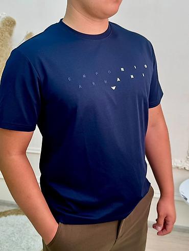 armani: Мужская футболка, M, 3XL, XL, Emporio Armani, Новый, цвет - Коричневый — 2