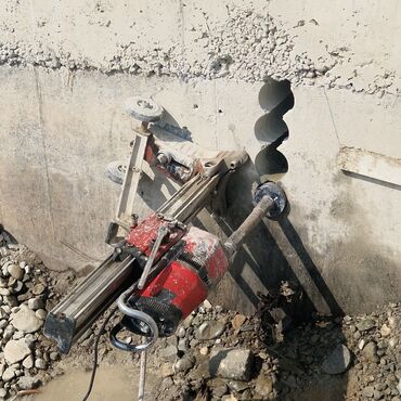 Beton işləri: #Betonkesme #betondeşmə Beton kubik kərpic - dən kəsim deşim — 4