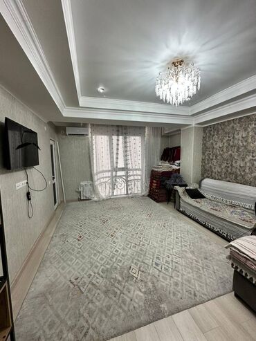 квартира в рабочий городок: 1 бөлмө, 46 кв. м, Элитка, 3 кабат, Евроремонт
