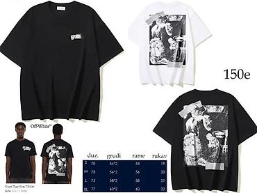 Majice: Men's T-shirt Off-White, bоја - Crna — 4