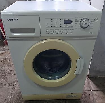 vertical: Paltaryuyan maşın Samsung, 5 kq, İşlənmiş, Avtomat, Qurutma var, Kredit yoxdur — 1