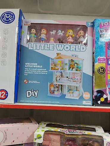 дом детский: Игровой набор LITTLE WORLD — кукольный домик DIY 4‑в‑1 для детей 3+ - — 1