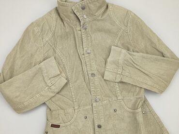 eleganckie brązowa bluzki: Джинсова куртка жіноча, S, стан - Хороший