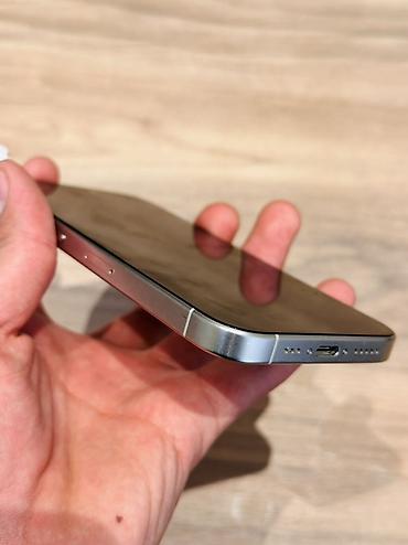 honor 200 pro: IPhone 15 Pro, Б/у, 128 ГБ, White Titanium, Кабель, 85 % — 10