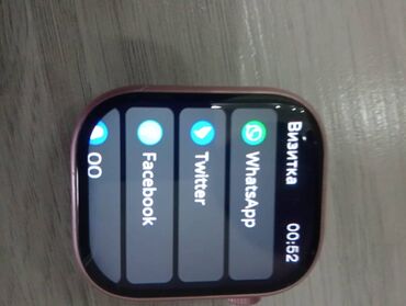 Другие аксессуары для мобильных телефонов: Продаю розовые умные часы в отличном состоянии. Б/у, но ухоженные — — 9