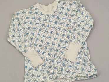 sweterek biały do chrztu: Sweatshirt, 5-6 years, 110-116 cm, condition - Good