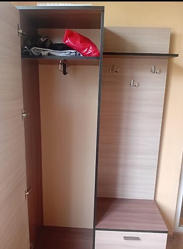 otaq qapi: Dəhliz üçün çoxfunksiyalı qarderob-komod dəsti - Material — 1