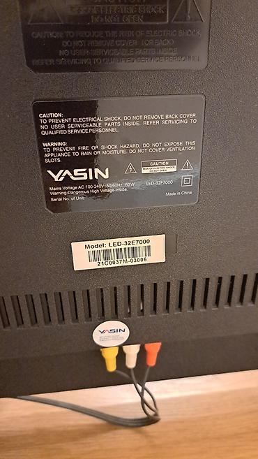 life network system: Телевизор Yasin LED-32E7000, диагональ 32" цена 3500 сом есть youtube — 2