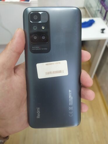 kredit telefon veren magazalar: Xiaomi Redmi 10, 128 ГБ, цвет - Черный