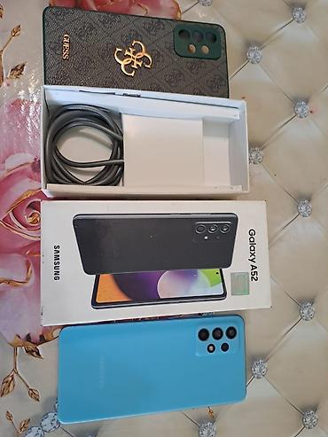 Mobil telefonlar: Samsung Galaxy A52, 128 GB, rəng - Mavi, Barmaq izi — 1