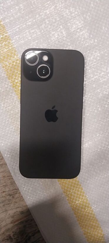 Apple iPhone: IPhone 15, 128 GB, Qara, Zəmanət, Barmaq izi, Face ID — 1