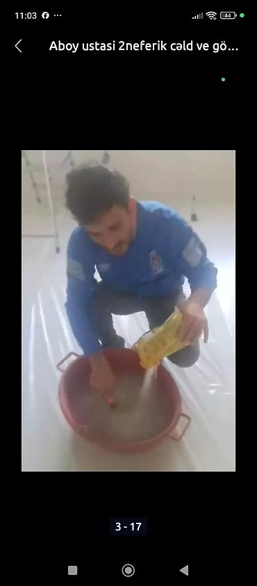 freelance vakansiya 2026: Aboy ustasi şpoklyovka ustası divar kağızları ustası laminat ustası — 6