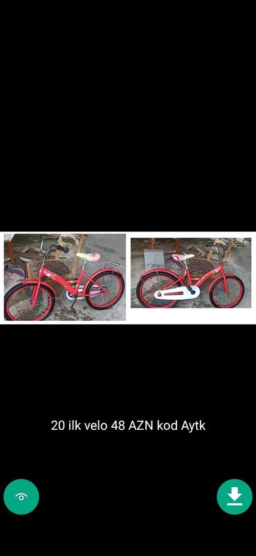 Uşaq velosipedləri: İşlənmiş İki təkərli Uşaq velosipedi 20", Ünvandan götürmə — 5