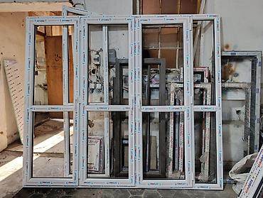 PVC pəncərə çərçivələri – Turkplast profilləri 2 qat şüşə ilə balkon lalafo.az -da PVC pəncərə çərçivələri – Turkplast profilləri 2 qat şüşə ilə balkon