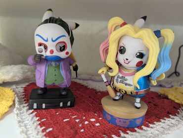 аниме шоп: Фигурка Джокер-пикачу, Харли-пикачу. 800 сом каждый. самовывоз Азия