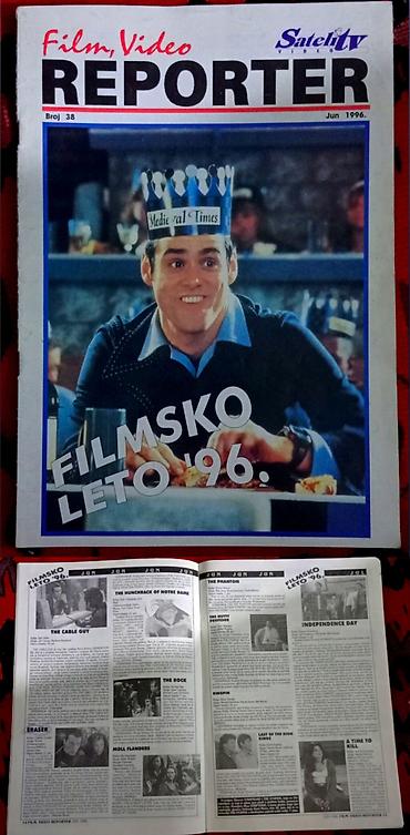 Časopisi: Film video REPORTER 4 broja i Bestseler (casopis - novina) 5 broja — 4