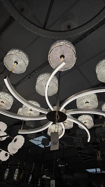 led люстры: Потолочная светодиодная люстра современного дизайна. Особенности: - — 1