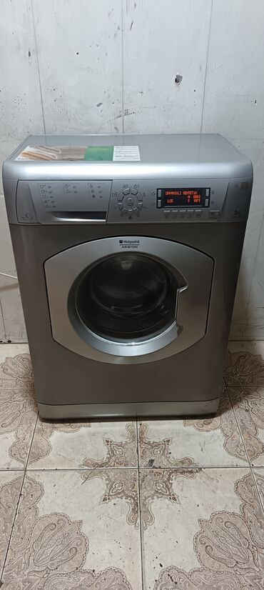 manitor maşın ücün: Paltaryuyan maşın Hotpoint Ariston, 5 kq, İşlənmiş, Avtomat, Qurutma var, Ödənişli çatdırılma