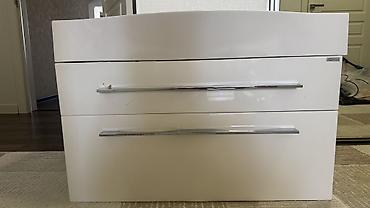 silver kitchen: Тумба с раковиной для ванной комнаты — 2