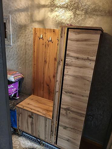 Dəhliz dolabları: Dəhliz üçün çoxfunksiyalı giriş mebeli dəsti - Material: ağac — 3