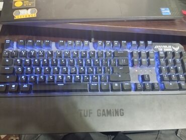 işıqlı klaviatura: Klaviatura ASUS TUF GAMING K3 RED SWITCH ( endirim oluna bilər). Çox