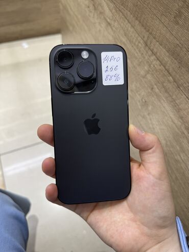 Apple iPhone: IPhone 14 Pro, Б/у, 256 ГБ, Space Gray, 89 %