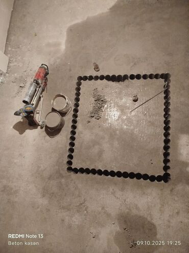 Beton işləri: Beton kəsmə beton deşmə xidməti Karot - HILTI DD 200 / 350 ilə 25 ° — 10