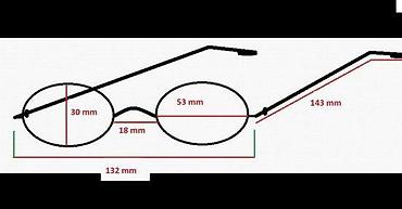 Naočare: VINTAGE CONQUISTADOR dioptrijski obrnuti poluram za naočare. EXTRA — 9