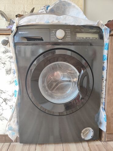 Pitiminutkalar: Paltaryuyan maşın Sharp, 8 kq, Avtomat, Qurutmasız, Kredit yoxdur