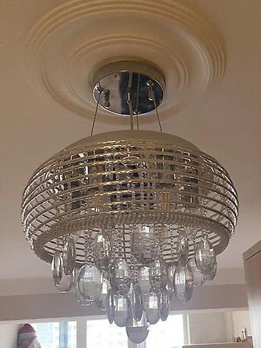 İşıqlandırma: Çılçıraq, 8 lampa, Metal — 3