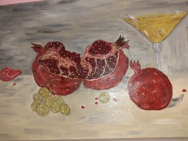 Şəkillər, tablolar: Yağlı boya ilə əl işləri və ağacdan olan əl işləri — 22