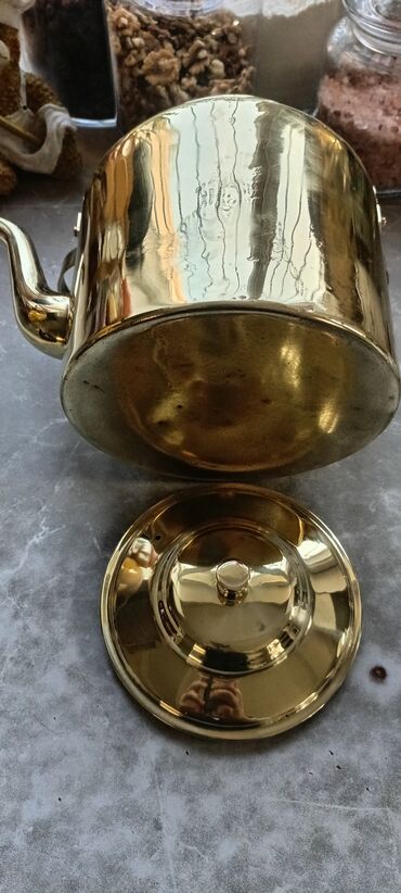 Çaydanlar: İşlənmiş, rəng - Qızılı, Çaydan, 3-dən çox l, Rusiya — 8