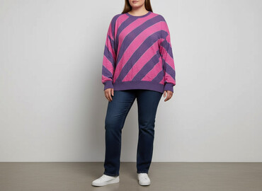 5 lat w paski bluzy w paski świat: Women`s sweater, size 6XL at lalafo.pl 5 lat w paski bluzy w paski świat: Women`s sweater, size 6XL