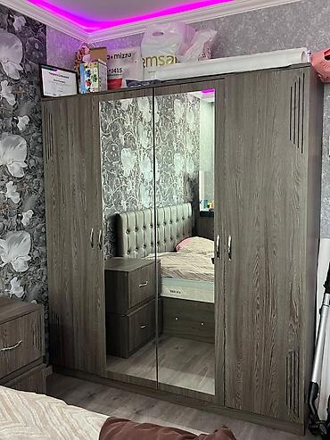 кровать 2 спальная: Dördqapılı dolab satılır 220₼. Problemi yoxdur. Ünvan — 1