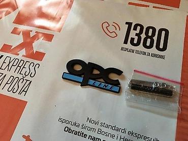 shift dugme: NATPIS ZNAK OPC LINE - CRNI / PLAVI - PREDNJI NA VIJAK | Viber — 5