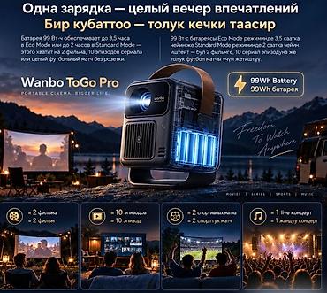 Бытовая техника: Xiaomi Wanbo ToGo Pro Global — портативный проектор для домашнего — 4