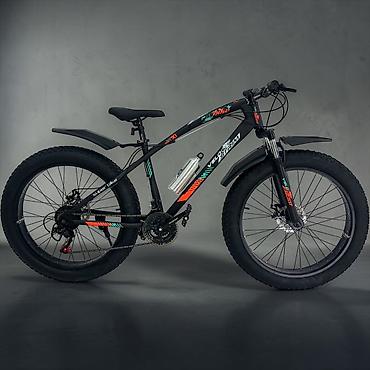 qalin teker velosiped: Fatbike dağ velosipedi – 26” x 4.0” iri şinlər, güclü ofroud — 1