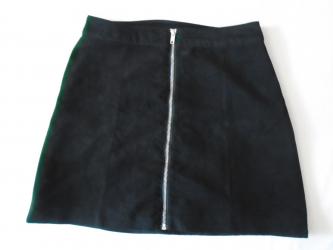 kozne pantalone stradivarius: Color - Black