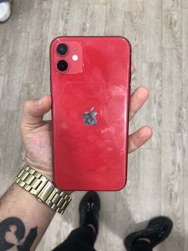 Apple iPhone: IPhone 11, 64 GB, Qırmızı