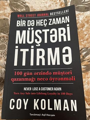 whey protein isolate: Məhsul: Kitab – “Bir də Heç Zaman Müştəri İtirmə” (Never Lose a — 1