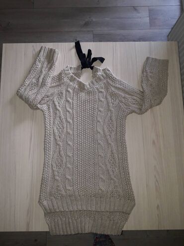 džemper haljine: S (EU 36), M (EU 38), Haljina, Jednobojni