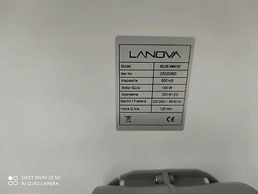 Aspiratorlar: Aspirator Lanova Türkiyə istehsalı 800 kub çekim gücü Üzərində olan — 14