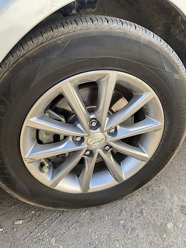 55: Продаю диски или обмен Комплект колес Hyundai: литые диски + — 1