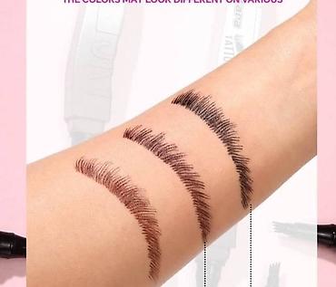 краски для бровей: Маркер для бровей Miss Tara Tattoo Brow с трезубым аппликатором - — 4